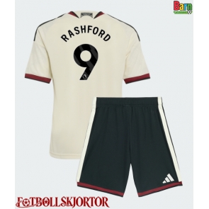 Manchester United Marcus Rashford #9 Tredje Kläder Barn 2026-27 Kortärmad (+ Korta byxor)